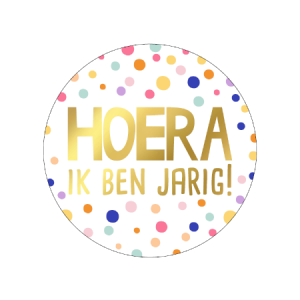 Kadostickers | Hoera ik ben jarig