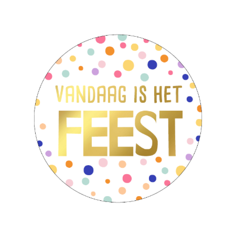 Kadostickers | Vandaag is het feest