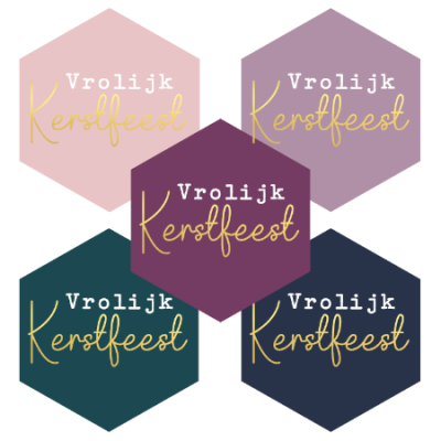 Kadostickers | Vrolijk kerstfeest