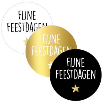 Kadostickers | Fijne feestdagen 