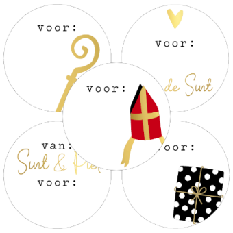 Kadostickers | Voor van de sint