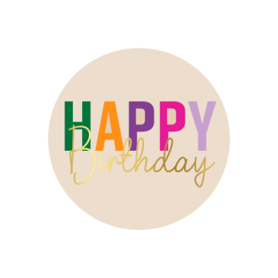 Kadostickers | Happy birthday funky