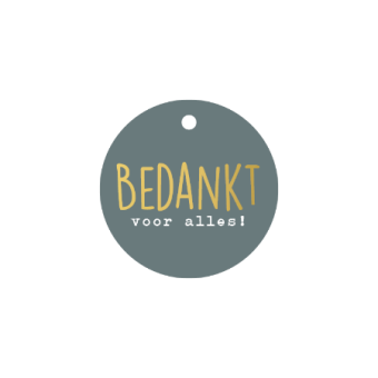 Cadeaulabels | Bedankt voor alles