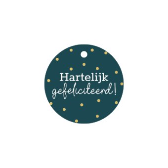 Cadeaulabels | Hartelijk gefeliciteerd