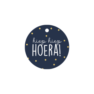 Cadeaulabels | Hiep hiep hoera