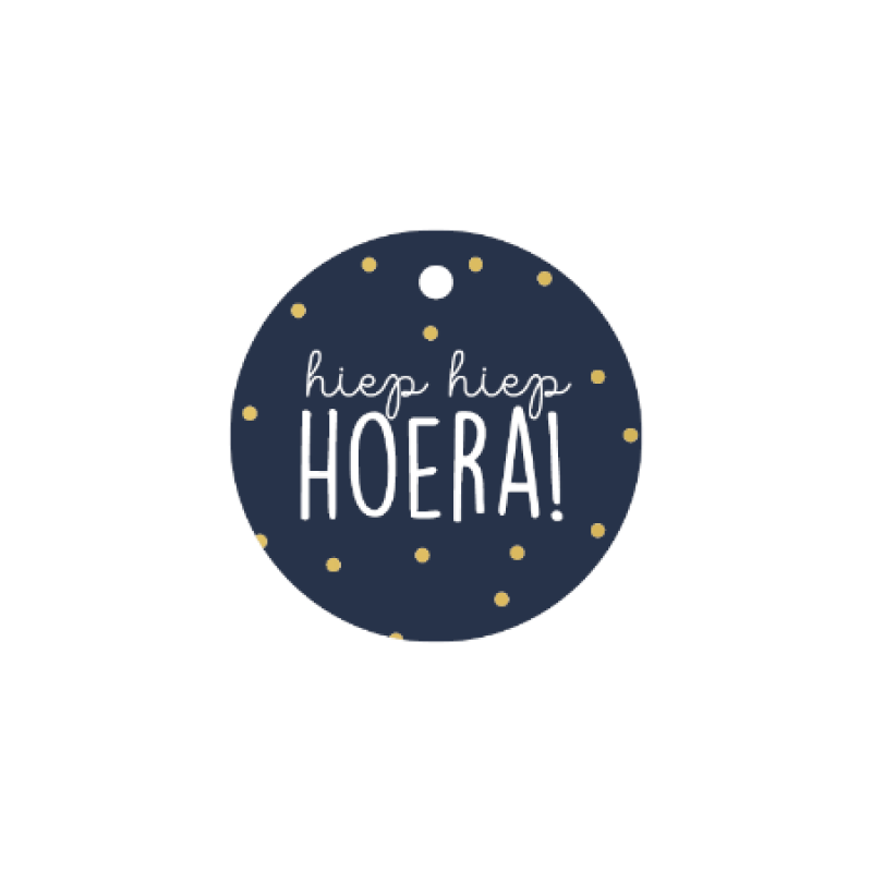 Cadeaulabels | Hiep hiep hoera
