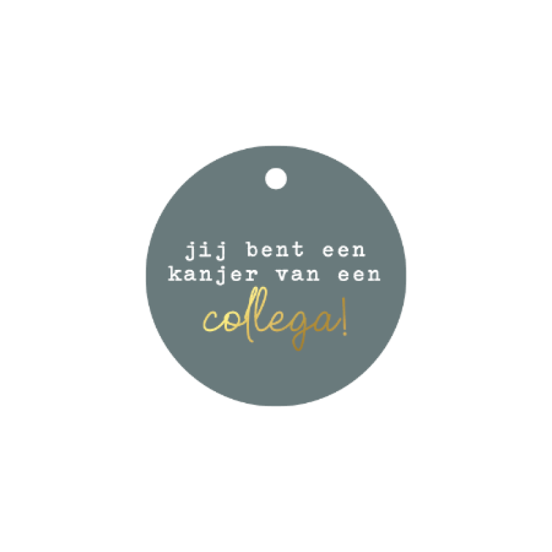 Cadeaulabels | Kanjer van een collega
