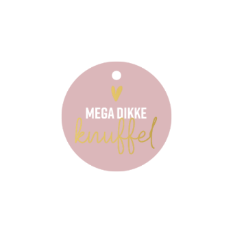 Cadeaulabels | Mega dikke knuffel