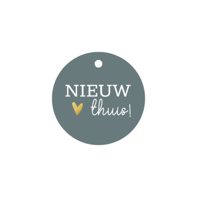 Cadeaulabels | Nieuw thuis