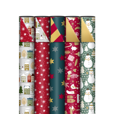 Inpakpapier 70 CM | Winter wonderland 5pack