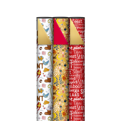 Inpakpapier 70 CM | Sinterklaas 3pack