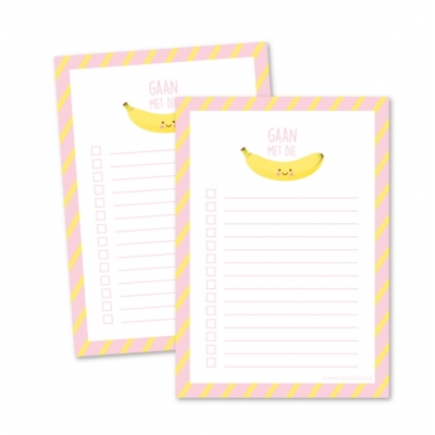 Notitieblokken | Gaan met die banaan Notitieblokken | Gaan met die banaan