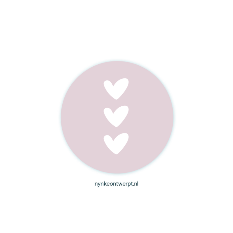 Stickers | 3 hartjes