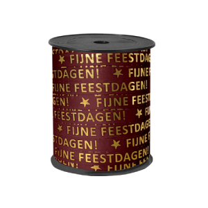 Krullint | Fijne feestdagen burgundy