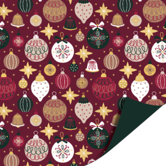 Inpakpapier 70 CM | Kerst ornament