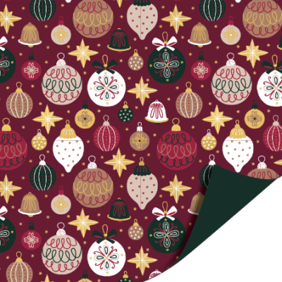 Inpakpapier 70 CM | Kerst ornament