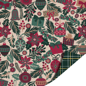 Inpakpapier 70 CM | Kerst takjes