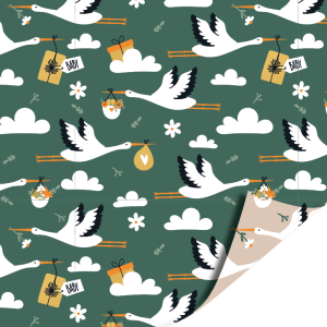 Inpakpapier 70 CM | Ooievaar