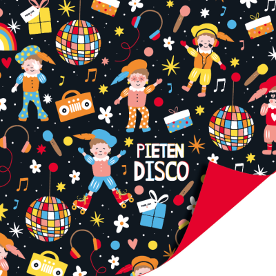 Inpakpapier 70 CM | Pieten disco '25