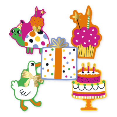 Kadostickers | Birthday doodles