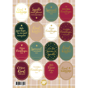 Stickervel | Christmas luxe '25