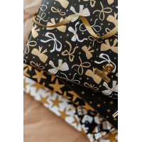 Inpakpapier 70 CM | Stars black