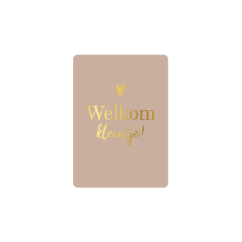 Kaarten mini | Welkom kleintje