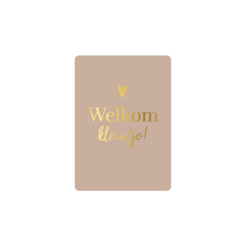 Kaarten mini | Welkom kleintje