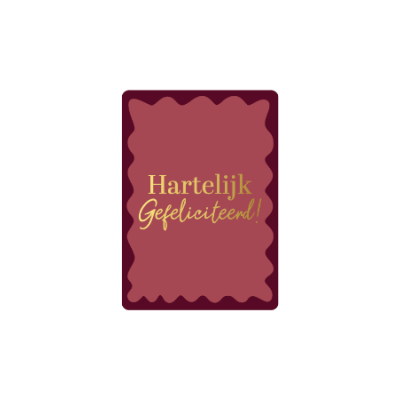 Kaarten mini | Hartelijk gefeliciteerd Kaarten mini | Hartelijk gefeliciteerd
