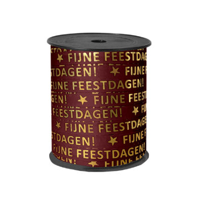 Krullint | Fijne feestdagen burgundy