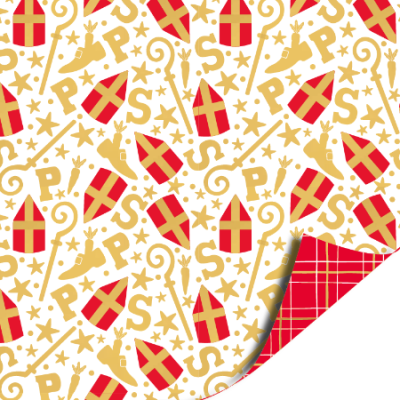 Inpakpapier 30 CM | Mijter feest