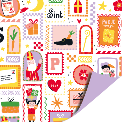 Inpakpapier 70 CM | Sinterklaas feest