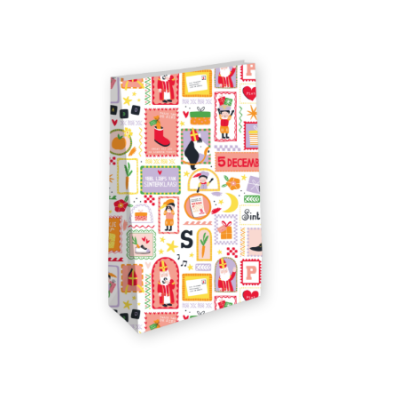 Kraft blokzak | Sinterklaas