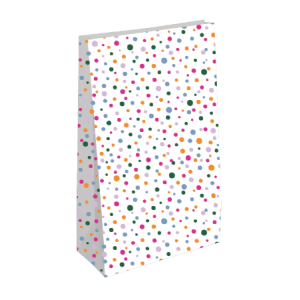 Kraft blokzak | Confetti feest