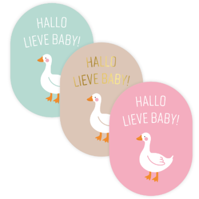 Kadostickers | Hallo lieve baby 3