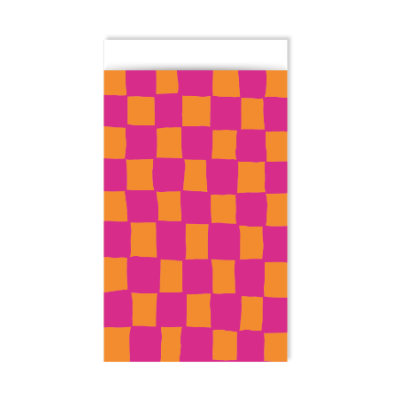 Cadeauzakjes | Handdraw oranje/roze Cadeauzakjes | Handdraw oranje/roze