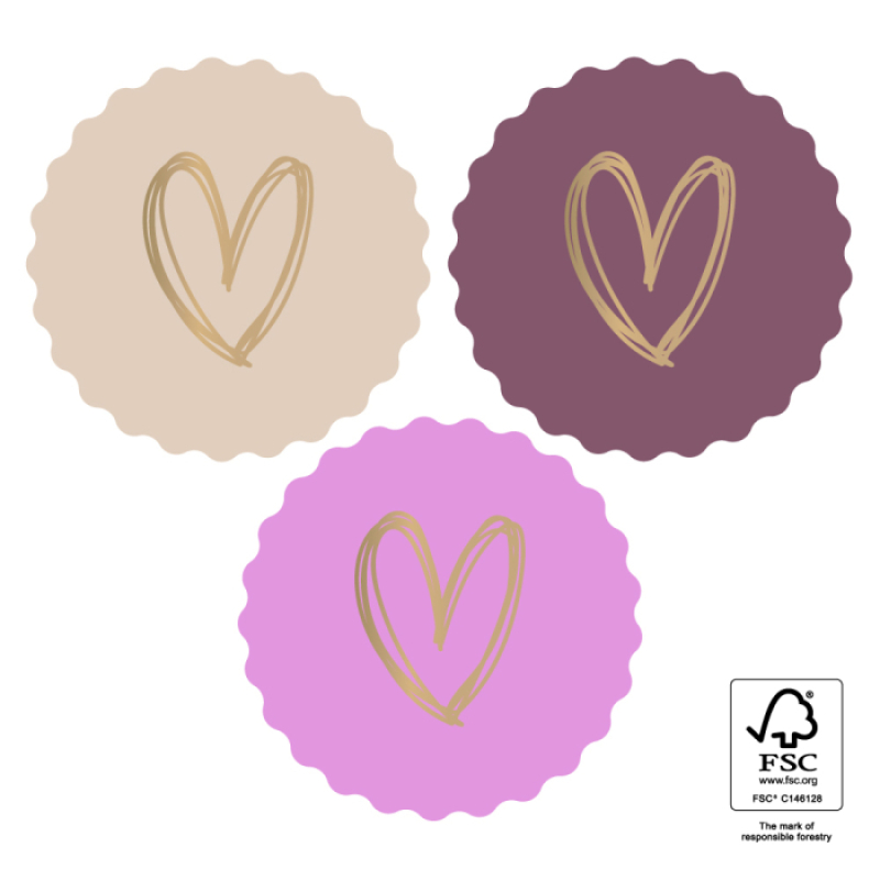 Kadostickers | Heart Gold - Sweet