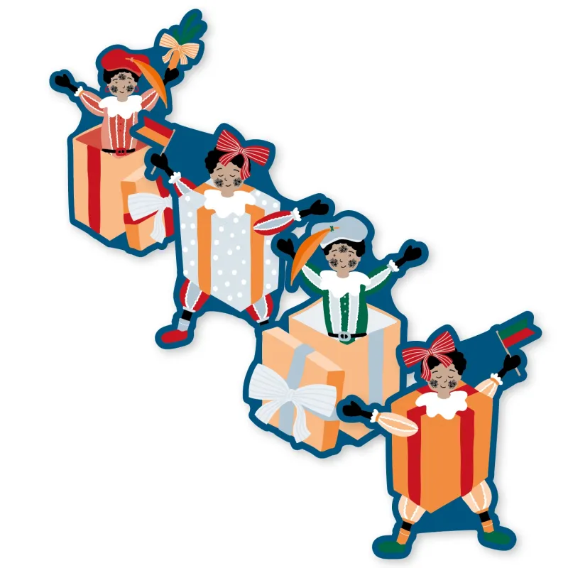 Kadostickers | Pieten Cadeau