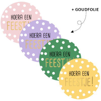 Kadostickers | Hoera een feestje