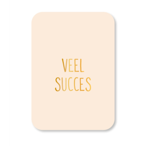 Kaarten mini | Veel succes