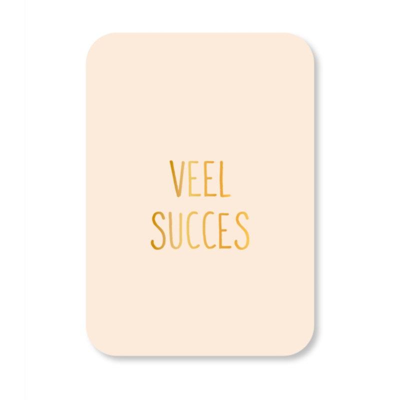 Kaarten mini | Veel succes