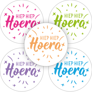 Kadostickers | Hiep hiep hoera