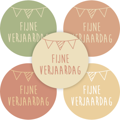 Kadostickers | Fijne verjaardag