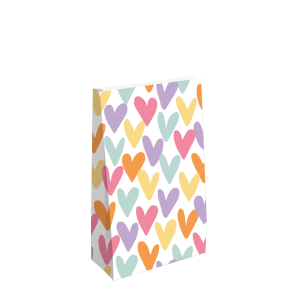 Kraft blokzak | Hartjesregen