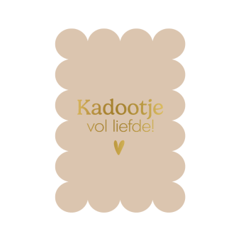 Ansichtkaart | Kadootje vol liefde