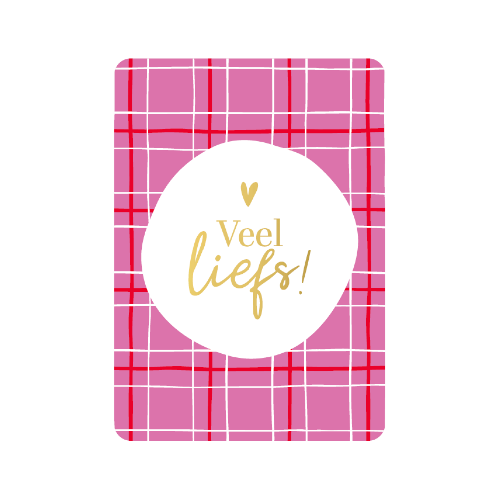 Ansichtkaart | Veel liefs