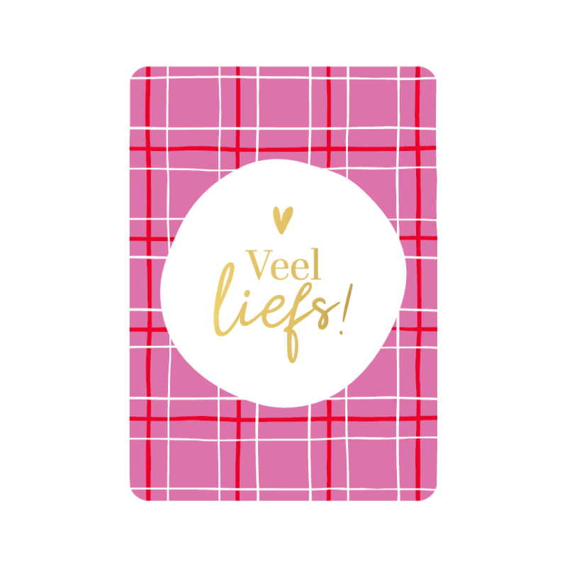 Ansichtkaart | Veel liefs