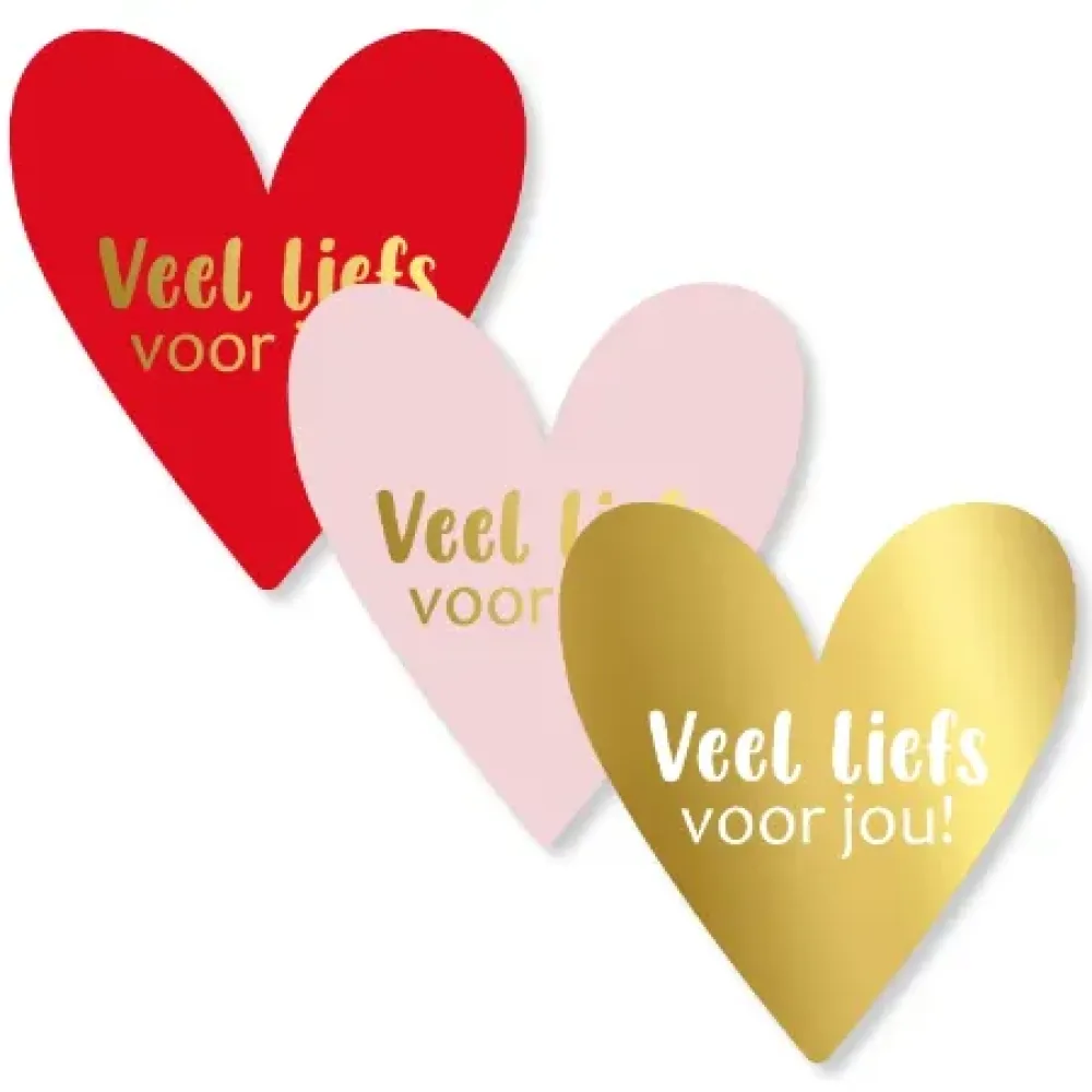 Kadostickers | Veel liefs voor jou