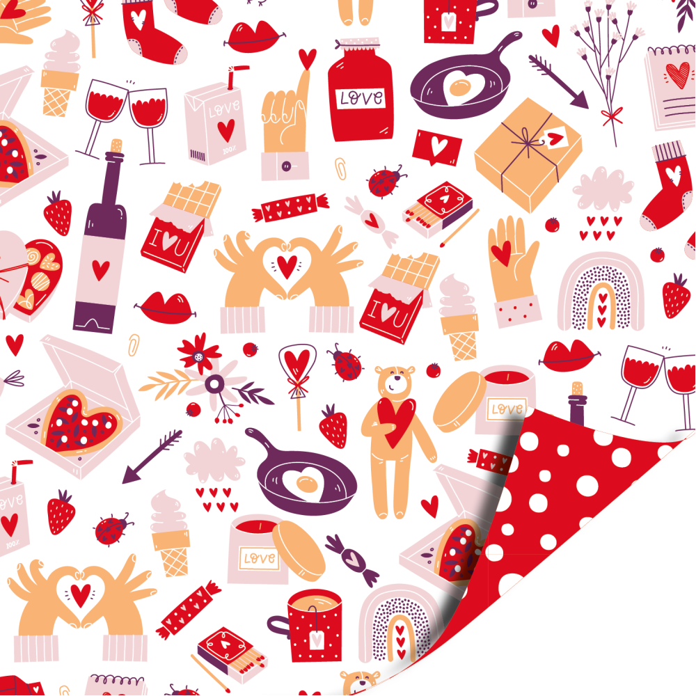 Inpakpapier 70 CM | Love