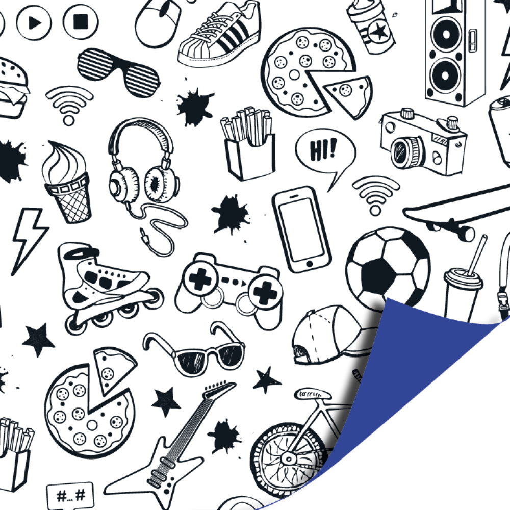 Inpakpapier 70 CM | Game on